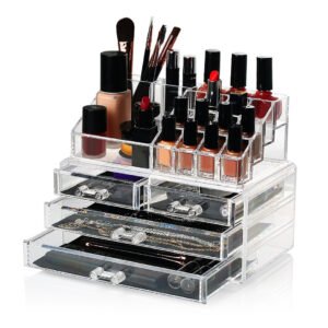 Organizador de cosméticos y maquillaje